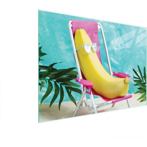 TAGLIERE IN VETRO 40x30 BANANA (1/5)