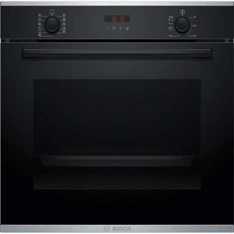 Bosch – Four traditionnel pyrolyse 71L – Classe énergétique A+ – Nettoyage facile – Multifonction noir (1/6)