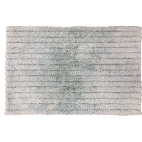 TrendLine Badteppich blau Baumwolle 80 x 50 cm