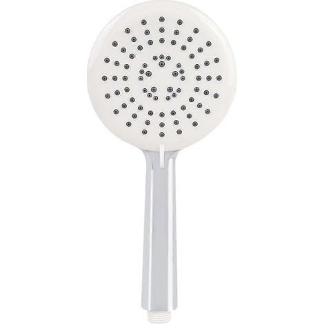 Pommeau de douche de luxe en acier inoxydable, pulvérisateur de douche pour salle de bain, pommeau de douche blanc