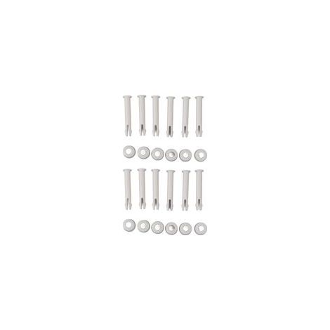 Kit de 12 attaches pour piscine INTEX 28270/28272, joints et chevilles PVC, 7 cm - Raccord pratique (1/5)