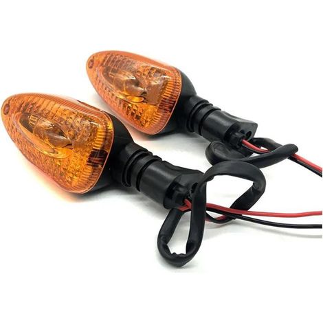 Lámpara auxiliar de intermitentes para motocicleta BMW F650GS, F800S, R1200R, R1100GS, K1300S, G450X (ámbar)