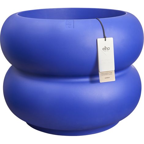 Elho Amber Roll Low 60 - Bleu - L 60 x B 59.9 x H 46 cm - intérieurextérieur - 100% recyclé (1/2)