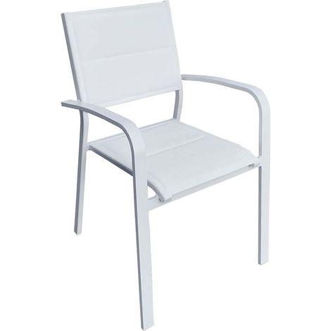 Sedia Zara in alluminio 56x63,5x88 cm