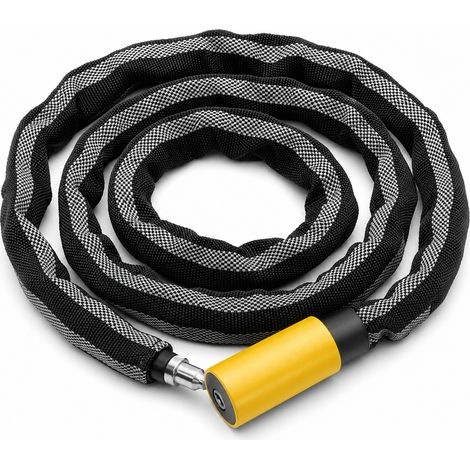 Antifurto a catena per bici riflettente resistente al taglio 120 cm (1/5)