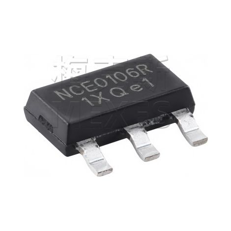 NCE NCE0106R 100V 6A SMD SOT-223 Composant électronique MOSFET à canal N, 5 unités.