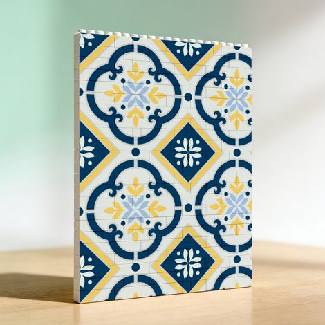 Cadre en blocs pour la Saint‑Valentin à faire soi‑même, cadeau d’anniversaire (1/5)