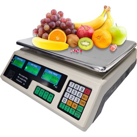 Balance de cuisine professionnelle 40kg Numérique en acier inoxydable balance électronique de cuisine PCS comptant les échelles ' avec LCD balances alimentaire pour Alimentaire Multifonctionnel