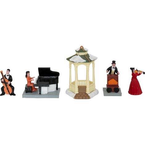 Set di 5 santoni per musica da villaggio - Feeric lights & christmas