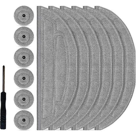 Lingettes de nettoyage pour aspirateur robot S8 MaxV Ultra / S8 Max Ultra - Recharges de lingettes de nettoyage (1/5)