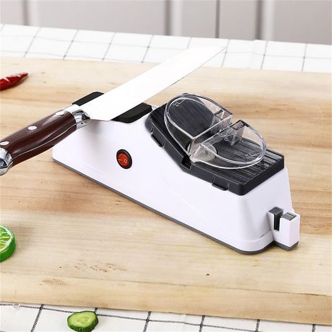 Aiguisoir Électrique - Moteur Haute Vitesse - Pour Couteaux Et Ciseaux De Cuisine - 5 Disques D'aiguisage Inclus - USB Rechargeable (1/5)
