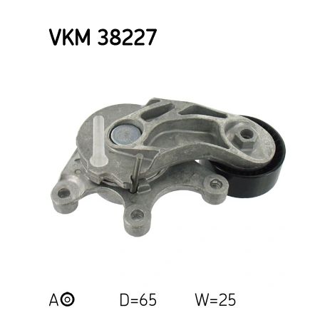 Tendeur de courroie, courroie trapézoïdale à nervures SKF VKM 38227 BMW
