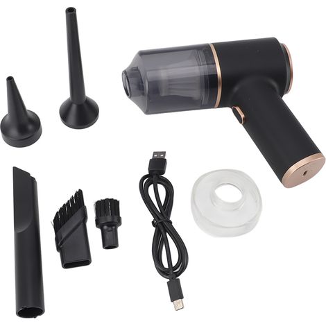 Aspirateur à main Portable pour voiture, nettoyeur de mains sans fil puissant pour appareils électroniques (1/5)