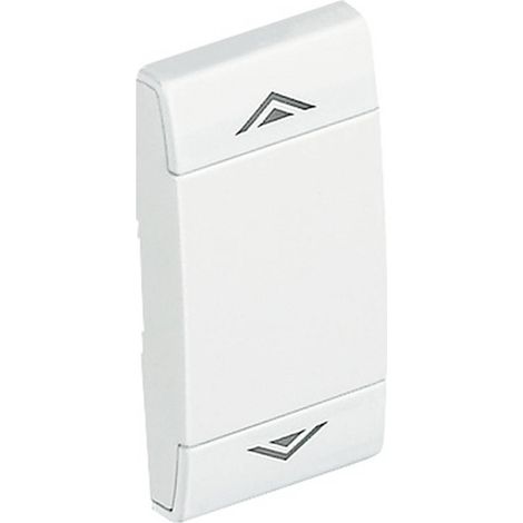Manette Livinglight MyHOME BUS symbole montée/descente 1 module blanc BTICINO N4911AHN (1/2)