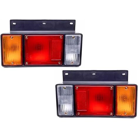 Feux arrière Feu Arrière De Voiture Et Camion, Clignotant, Feu De Stop, Pour Isuzu Pour NPR Pour ELF Pour NPR Pour NKR Pour NHR Pour NLR 1987-2022 Feux arrières auto ( Couleur : Gauche et droite ) (1/5)