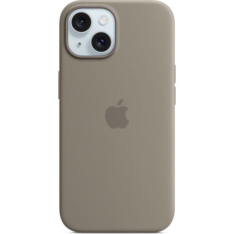 Apple Custodia Cover MagSafe in Silicone per Iphone 15 A3090 Grigio Creta (1/5)