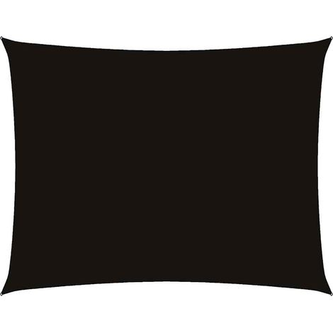 Maison Exclusive - Voile de parasol tissu oxford rectangulaire 2x3,5 m noir (1/5)