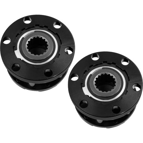 Cubo de bloqueo, pernos de cabeza de 12 mm, colocación delantera izquierda y derecha, 17 dientes estriados, compatible con Holden Jackaroo 1987-1993, para ISUZU D-Max 2005-2016 (1/5)