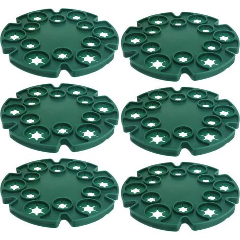 Lot de 6 supports pour tiges de bambou, plantes grimpantes, plants de tomates, concombres, clématites (1/5)