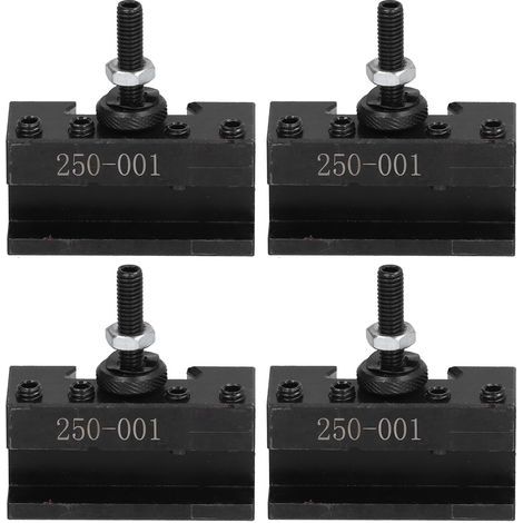4 Pièces Porte-Outil Tournage Fraisage Alésage Piston Coincage Quincaillerie Acier Rapide 250-001 (1/5)