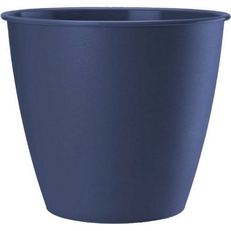 Vaso per azalea in plastica 13 cm blu navy, blu molto scuro, opaco (1/5)