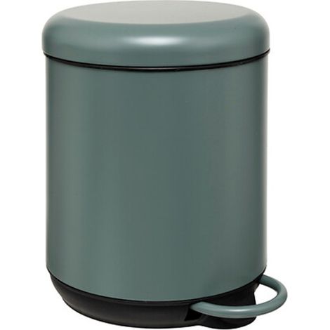 Poubelle de Salle de Bain "Duo" 5L Vert (1/4)