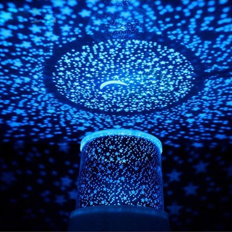 Lampe projecteur de ciel nocturne LED romantique, cadeau pour enfants, lampe originale avec lumières d'étoiles et lampe USB (1/5)