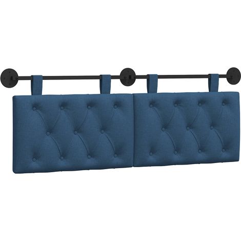 Maison Exclusive - Hängendes Kopfteil Blau Stoff