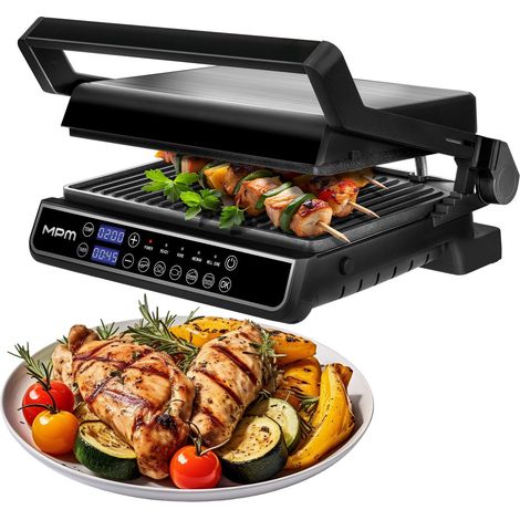 Parrilla eléctrica Mpm mgr-14m 2400 W 1334 cm² (1/3)