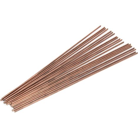 Lot de 20 baguettes de soudure rondes en cuivre phosphoreux, consommables pour soudeur de climatiseurs et réfrigérateurs