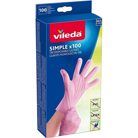 GUANTES SENCILLOS x100 M/L -VIL 170902