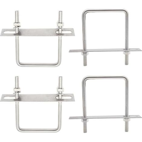 Lot de 4 vis en U M8 75 x 110 mm (1/5)