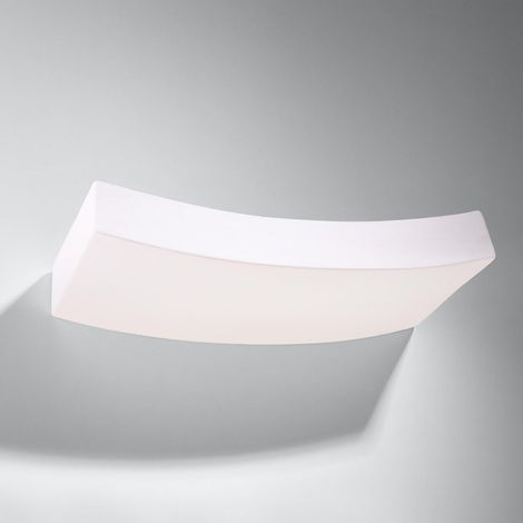 Lampada da parete Hattor bianco 36x4.5x15cm Sollux (1/4)