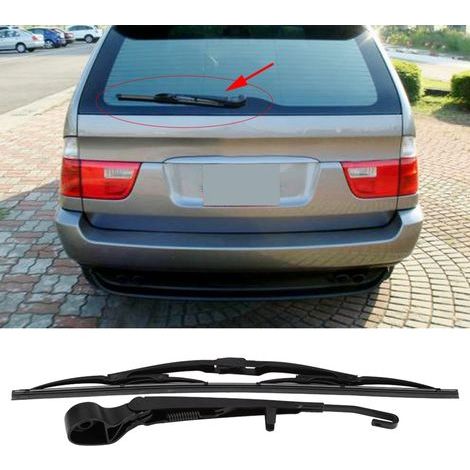 Jeu de Bras et Balais d'Essuie-Glace pour Pare-Brise Arrière BMW X5 E53 1999‑2006 - Référence 61627068076 (1/5)