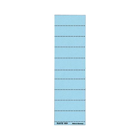 LEITZ Beschriftungsschild Leitz ALPHA® 60 x 21 mm (B x H) 190g/m² Karton blau 100 St./Pack. (1/4)