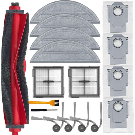 17 pièces de rechange pour Roborock Q10 S5/Q10 S5+/Q10 X5/Q10 X5+ (1/5)