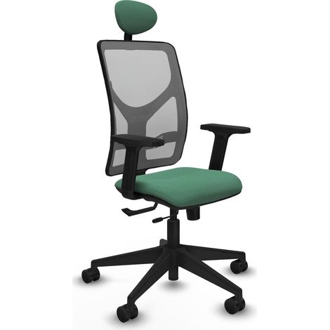 Silla de oficina piqueras y crespo Motilla gris malla cómoda (1/2)