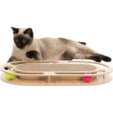 jeux Plaque griffoir, cadre bois, 46 cm, pour chats. - Trixie (1/5)