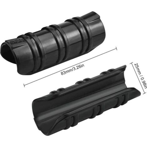 Carte de pressage pour abri de jardin Moustiquaire Filet d'ombrage Support de carte d'accessoires pour abri de jardin-Noir,12pcs (1/4)