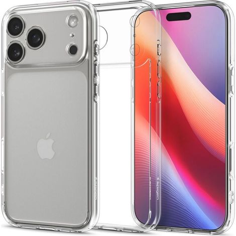Funda Spigen Ultra Hybrid para iPhone 17 Pro Max - Transparente