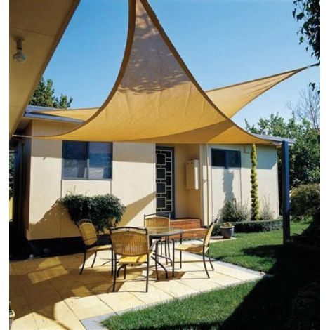 Toldo sombra triangular Arena - 3,6x3,6mts. (1/2)