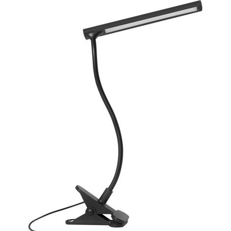LED Desk Lamp with Clip, Portable, 360 Degree Adjustable, Eye Protection for Home, Dormitory, Two Speeds (1/5)