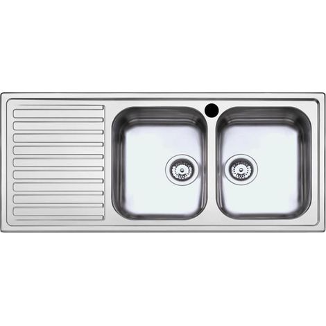 Lavello SAXT333A 116x50 cm 2 vasche gocciolatoio sinistro (1/2)