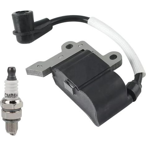 Ignition Coil 584403701 For Redmax Zenoah Husqvarna T435 T439 Chainsaw With Spark Plug Ignition Coil Module Replacement UK-09616C-501 ZF629