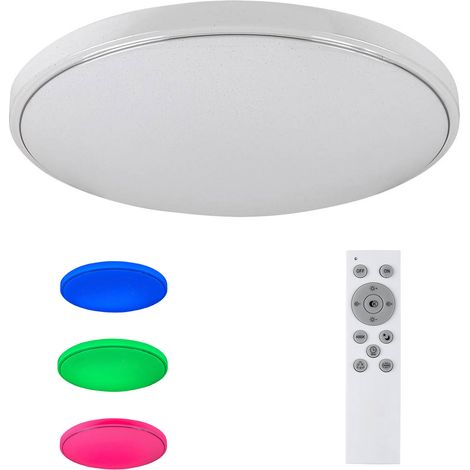 BRUCE, CEILING LAMP,WHITE, METAL BASE WITH WHITE STARRY PLAS (1/5)