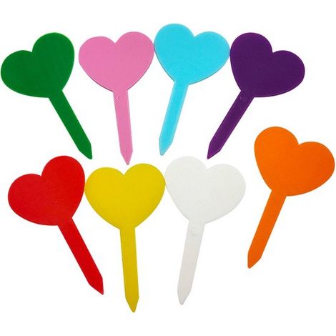 Etiquetas para plantas - 240 unidades, impermeables - 8 colores - 8,5 x 4,8 cm (1/5)