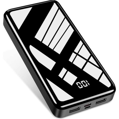 Batterie Externe 27000mAh 22,5W PD20W Power Bank Charge Rapide, Chargeur Portable USB C avec Affichage LED, Compatible avec 16 15 14 13 12 Pro (1/5)