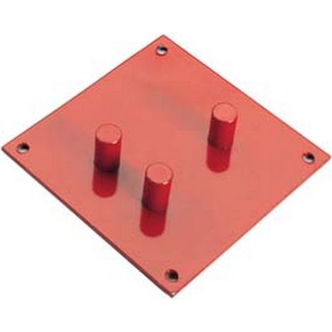 1PZ PIASTRA PIEGAFERRO - cm.20x22
