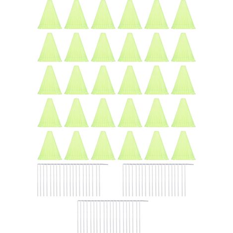 Coperture protettive riutilizzabili in plastica a forma di cupola per piante, 30 pezzi, protezione contro animali da giardino, lumache, uccelli e galline. (1/5)
