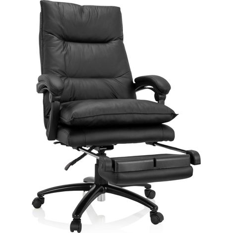 Chefsessel RELAX CL 200 mit Fußablage PU schwarz MyBuero (1/5)
